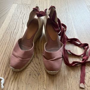 Castaner Canvas Espadrille Wedges